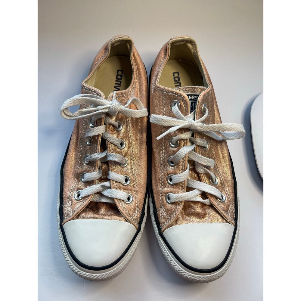 Converse Chuck Taylor All Star Low Top Lace Up Metallic Sunset Sneakers W9 M7